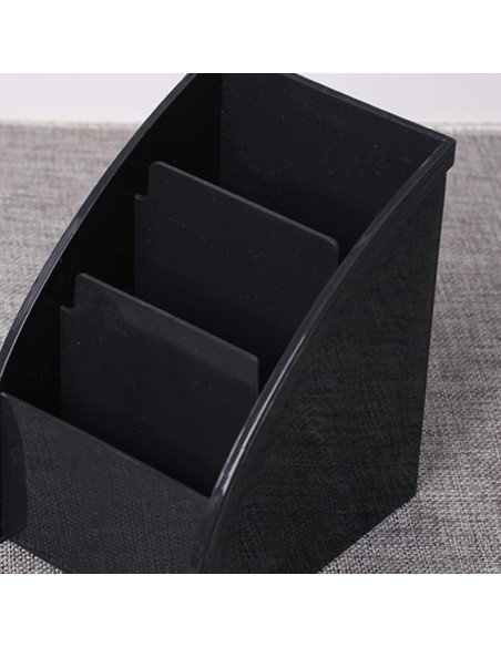 Soporte Organizador de Control Remoto DOITOOL 3 Compartimentos Negro Soporte Organizador de Control Remoto DOITOOL 3 Compartimentos Negro