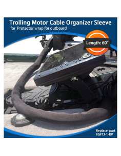 Manga Organizador de Cables Camoo 152.4 cm Neopreno Negro 2