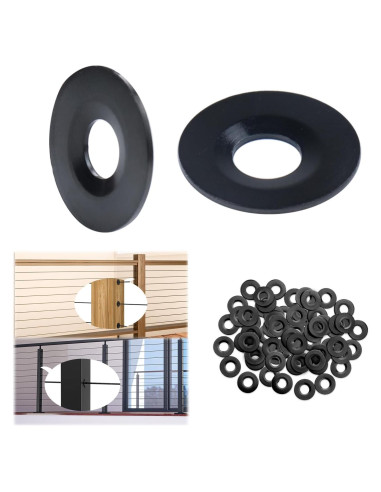 Muzata 40 Manguitos Adhesivos para Cable Acero Inoxidable T316