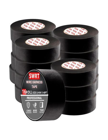 Cinta de Arnés de Cable SWRT 19mm x 12.2m, 16 Paquetes Cinta de Arnés de Cable SWRT 19mm x 12.2m, 16 Paquetes