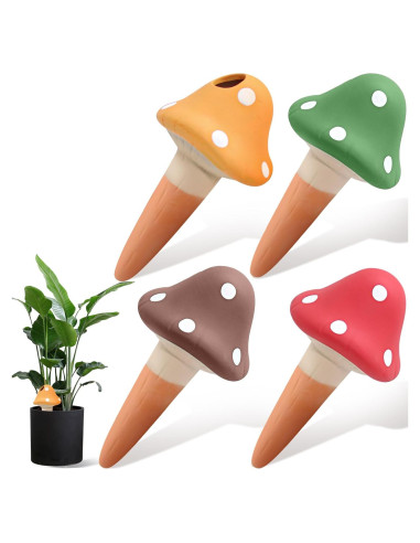 4 Picos de Riego Automático de Terracota Cloud-Rolling 150ml