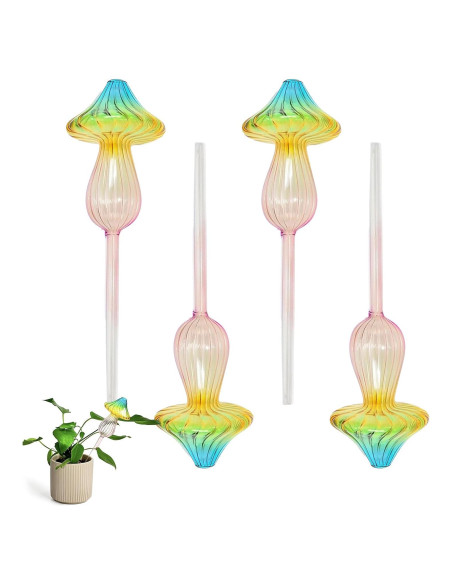 4 Esferas de Riego Automático de Vidrio ZHIYUEJING 24.99 cm 4 Esferas de Riego Automático de Vidrio ZHIYUEJING 24.99 cm