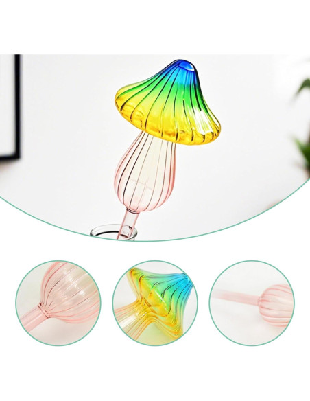 4 Esferas de Riego Automático de Vidrio ZHIYUEJING 24.99 cm 4 Esferas de Riego Automático de Vidrio ZHIYUEJING 24.99 cm