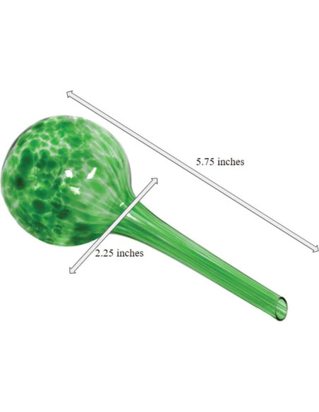 Esferas de Riego Automático Evelots - Paquete de 6 - Vidrio 14.6 cm Esferas de Riego Automático Evelots - Paquete de 6 - Vidrio 14.6 cm