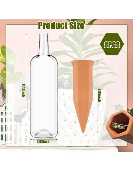 Set de Riego Automático para Plantas Ystbaunly 8 Pcs Set de Riego Automático para Plantas Ystbaunly 8 Pcs
