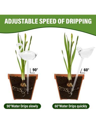 Esferas de Riego Automático Sayene 29.2 cm 2 PCS Vidrio