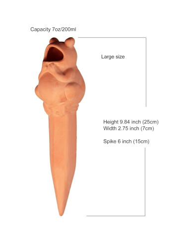 Picos de Riego Automático de Terracota - Juego de 3 Esferas 200ml