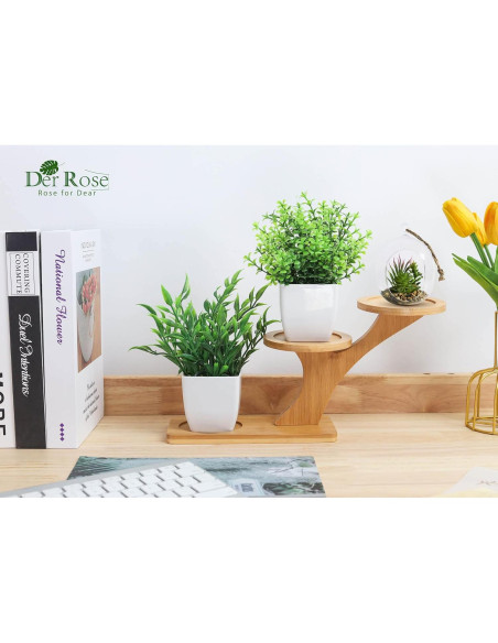 Plantas Falsas en Maceta Der Rose - 2 Paquetes 18 cm Verde Plantas Falsas en Maceta Der Rose - 2 Paquetes 18 cm Verde