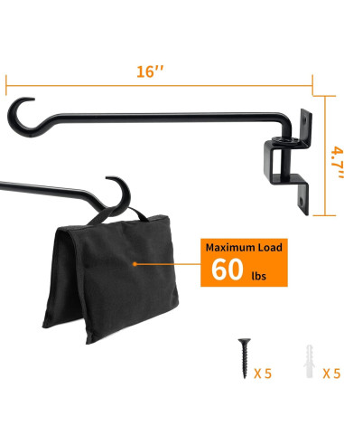 Soporte para Plantas Giratorio Greemov - 42.5 cm - 2 Piezas