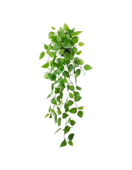 Planta Colgante Artificial Pothos LOYWREE en Maceta Negra 100cm Planta Colgante Artificial Pothos LOYWREE en Maceta Negra 100cm