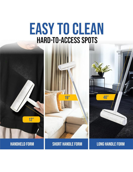 Rodillo de Pelusa Jumbo Fox Trot 24 cm con 450 Hojas Rodillo de Pelusa Jumbo Fox Trot 24 cm con 450 Hojas