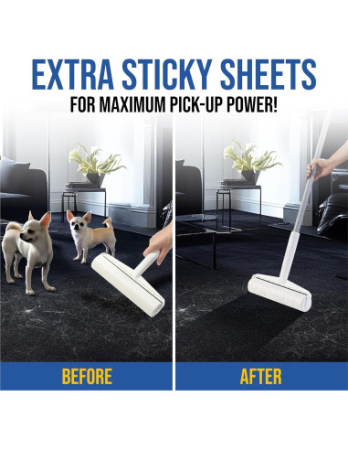 Rodillo de Pelusa Jumbo Fox Trot 24 cm con 450 Hojas