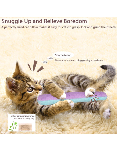 Juguetes para Gato Retro Shaw - Almohadas Rellenables 3 Pcs Juguetes para Gato Retro Shaw - Almohadas Rellenables 3 Pcs