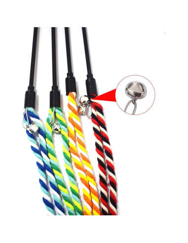 Varitas para Gatos IUHKBH 4 Pcs Juguetes Interactivos Coloridos