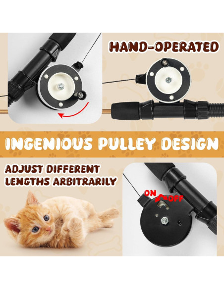 Juguetes para Gatos Jieffifa - Varita Ajustable con Plumas Juguetes para Gatos Jieffifa - Varita Ajustable con Plumas