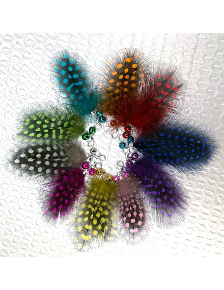 Juguete Interactivo para Gatos AcceLeah con 10 Plumas Reemplazo Juguete Interactivo para Gatos AcceLeah con 10 Plumas Reemplazo