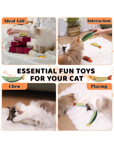 Paquete de Juguetes para Gatos OwletWishes - 4 Piezas Interactivas Paquete de Juguetes para Gatos OwletWishes - 4 Piezas Interactivas