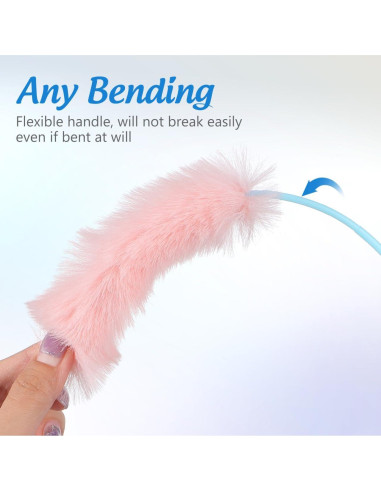 5 Juguetes Interactivos de Pluche para Gatos TEHAUX 37.5cm