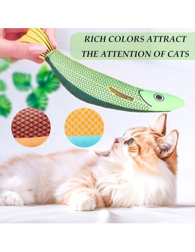 Juguetes para Gatos GREMBEB 9 Piezas Catnip Interactivos