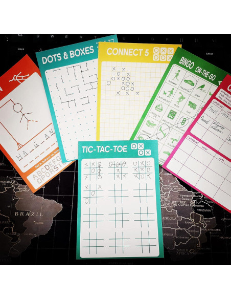 Juego Portátil de Actividades 2 Pads 120 Hojas GRANDLMOON Juego Portátil de Actividades 2 Pads 120 Hojas GRANDLMOON