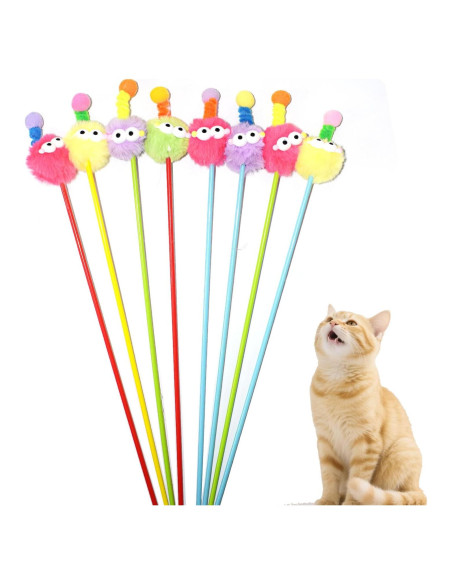 Varitas para Gatos IUHKBH 3 PCS Juguetes Interactivos 35.8 cm Varitas para Gatos IUHKBH 3 PCS Juguetes Interactivos 35.8 cm