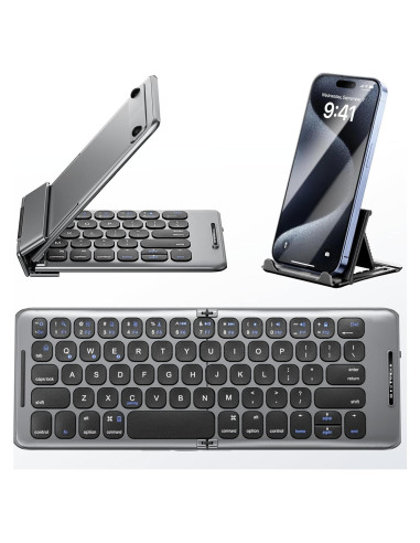 Teclado Bluetooth Plegable PuechAxe B088 Ultra Delgado