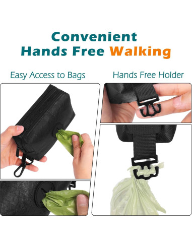Dispensador de Bolsas de Excremento para Perros PetBonus Negro