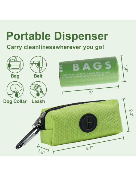 Bolsas de Excremento para Perro Gardner Pet 120 Cuentas con Dispensador Bolsas de Excremento para Perro Gardner Pet 120 Cuentas con Dispensador