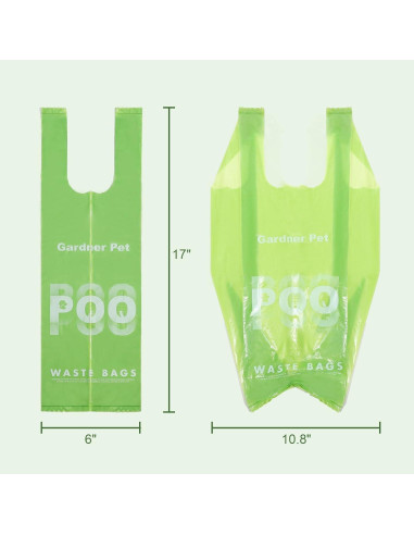 Bolsas de Excremento para Perro Gardner Pet 120 Cuentas con Dispensador