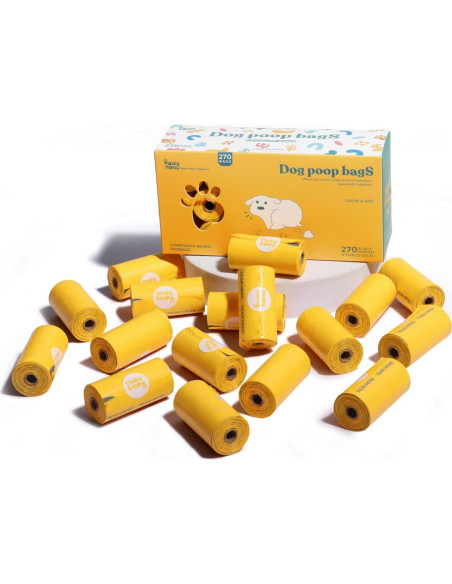 Bolsas de Excremento de Perro PAWSHOLIC Biodegradables 270 Unidades Bolsas de Excremento de Perro PAWSHOLIC Biodegradables 270 Unidades