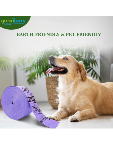 Bolsas de Basura BioBase Greenbone Aroma Lavanda 300 Unidades