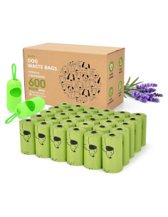 Bolsas de Excremento para Perros Glasho 600 Unidades Lavanda