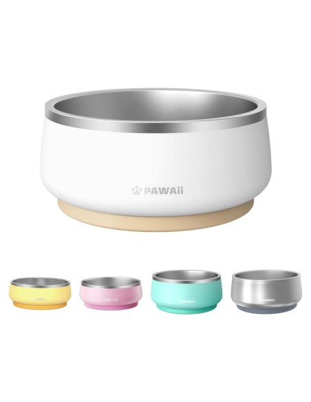Tazón de Comida y Agua para Perros Pawaii 1.01L Acero Inoxidable Tazón de Comida y Agua para Perros Pawaii 1.01L Acero Inoxidable