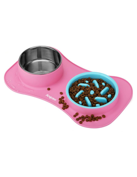 Cuencos de Alimentación Lenta Anipaw 3 en 1 con Tapete Antideslizante Cuencos de Alimentación Lenta Anipaw 3 en 1 con Tapete Antideslizante