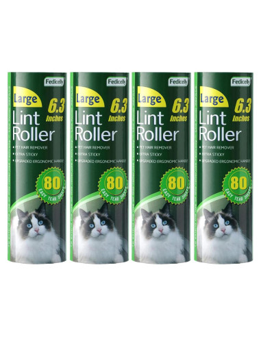 Recargas Adhesivas Rodillos Pelusa Fedicelly 4x80 Hojas