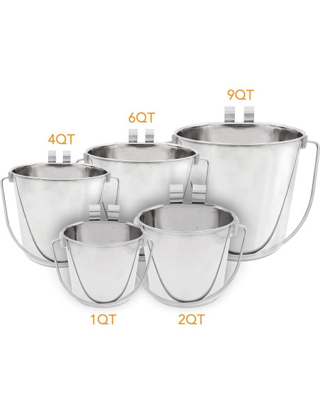 Cubeta Lateral Plana Fuzzy Puppy 2 Cuartos Acero Inoxidable Cubeta Lateral Plana Fuzzy Puppy 2 Cuartos Acero Inoxidable