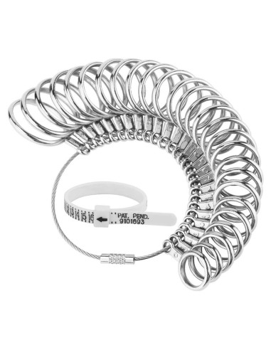 Medidor de Talla de Anillo UUBAAR 27 Piezas 0-13
