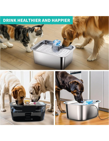 Filtros de Reemplazo SwSun para Fuente de Agua para Perros Grande - 4 Paquetes Filtros de Reemplazo SwSun para Fuente de Agua para Perros Grande - 4 Paquetes