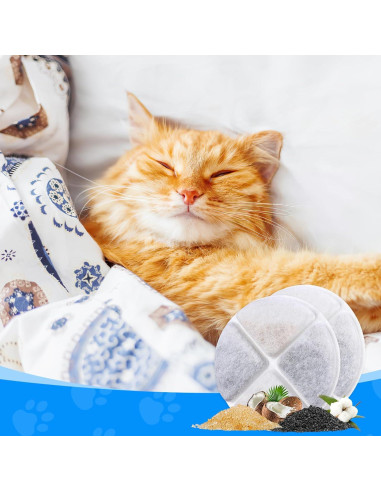 Paquete de 12 filtros de agua para gatos MyfatBOSS