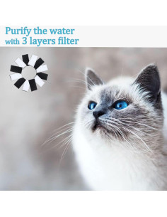 Paquete de 12 filtros de carbón Amazinpure para fuentes de mascotas 2