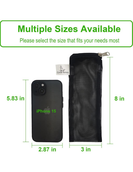 10 Bolsas de Filtro Reutilizables Cover Geny 7.6x20.3cm Acuario 10 Bolsas de Filtro Reutilizables Cover Geny 7.6x20.3cm Acuario