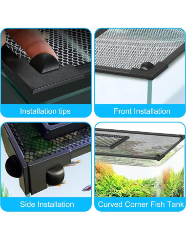 Tapa Magnética para Acuario SIMPLIPLEX 109x68 cm Antisalto