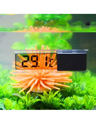 Termómetro LCD 3D Acxico - 2 Pcs Medición Electrónica Acuario
