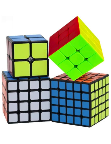Cubo Velocidad 2x2 IRRDFO Negro - Rompecabezas 5cm