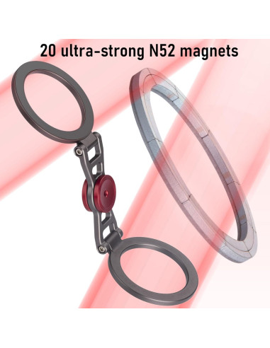 Soporte Magnético Doble para iPhone 12/13/14/15/16 - SHINEWEE