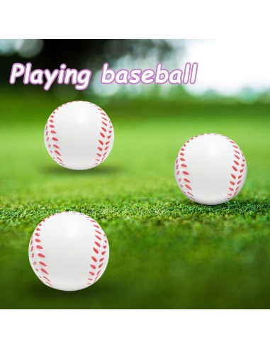 30 Pelotas de Estrés de Béisbol Whkvnng 6.3cm Alivio Ansiedad
