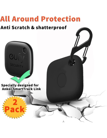 Funda de Silicona Anker SmartTrack Link 2 Pack - Negro Funda de Silicona Anker SmartTrack Link 2 Pack - Negro