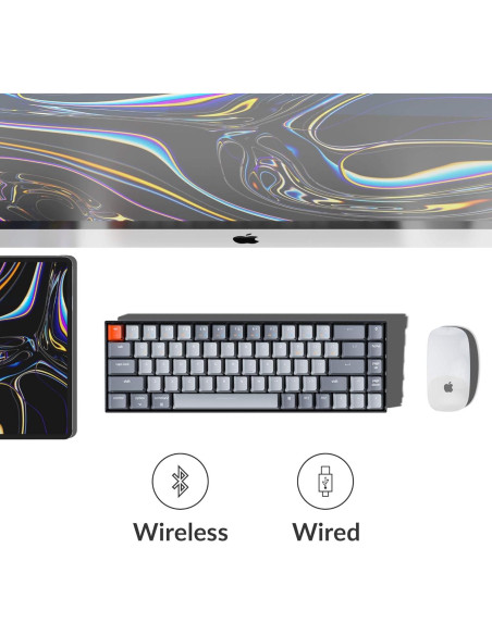 Teclado Mecánico Inalámbrico Keychron K6 Bluetooth 5.1 68 Teclas Teclado Mecánico Inalámbrico Keychron K6 Bluetooth 5.1 68 Teclas