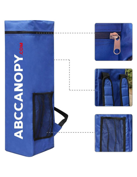 Carpa Plegable ABCCANOPY para Playa 2.44m x 2.44m Gris Carpa Plegable ABCCANOPY para Playa 2.44m x 2.44m Gris