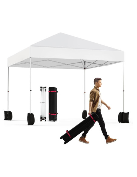 Carpa Pop Up 3x3m Hipicute Blanca con Protección UPF 50+ Carpa Pop Up 3x3m Hipicute Blanca con Protección UPF 50+
